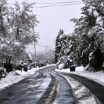 Snowy road