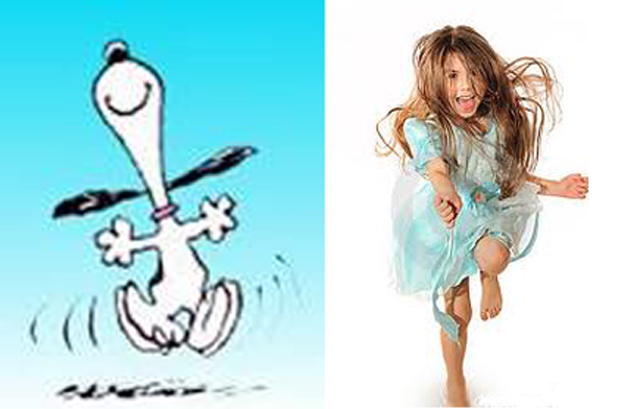 Up & down snoopy girl