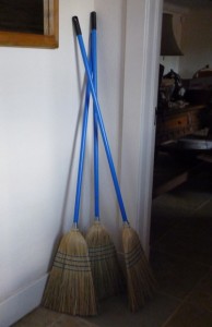 Outside - Lastly brooms