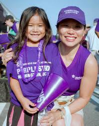 Purple Mom & Daughter